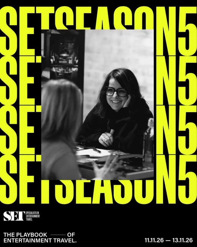 If you're still explaining entertainment travel to suppliers, you're talking to the wrong ones.

SET brings together the people keeping film, sports, music, fashion and more moving. The ones who understand tight turnarounds, last-minute changes and life on the road without needing a briefing.

No explaining. No going back to basics. Just people who get it. 👏

Three days of meetings, conversations and partnerships designed to move the industry forward.

🎬 Season 5 is coming... The cast is almost complete. Will you be in the room? Head to the link in bio.

#SETTheShow #EntertainmentTravel