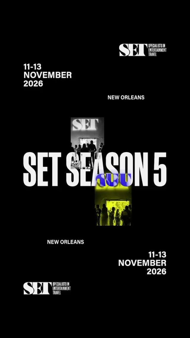 Booking travel for entertainment? The final spots for SET 2026 are filling fast.
 
Join an invite-only group of leading buyers from across studios, streaming, music, touring, sport and more – all heading to New Orleans to connect, compare notes and build their network.
 
Peer-to-peer conversations with the people who get it. Direct access to the travel suppliers you’ll want in your contacts for what’s next. 🤝
 
Here’s a sneak peek at who’s already on the guest list.  
 
Want your name on it? Secure one of the final buyer spots via the link in bio.
 
#SET2026 #SETTheShow #TheNextCut